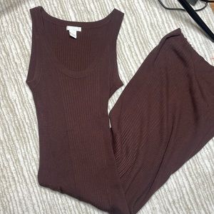 H & M Chocolate dress